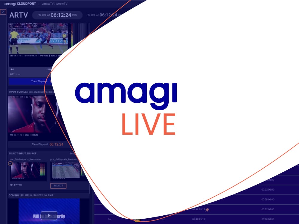 Real time live orchestration of events on TV and OTT becomes seamless with Amagi LIVE